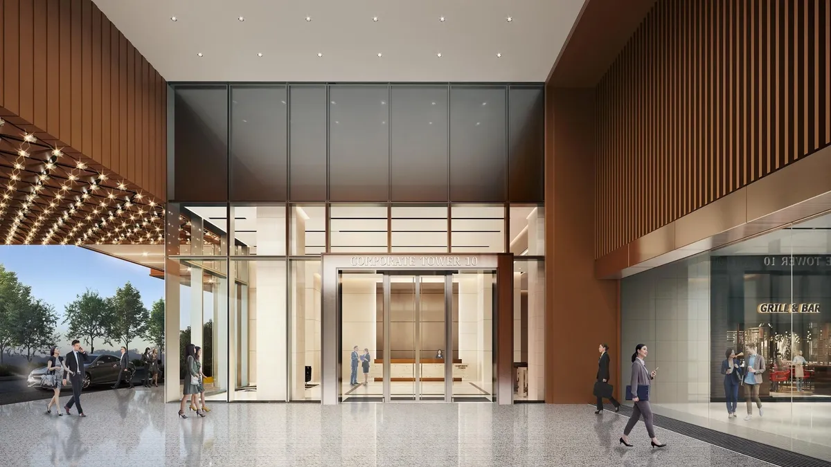 Corporate Tower reception at Pavilion Damansara Heights
